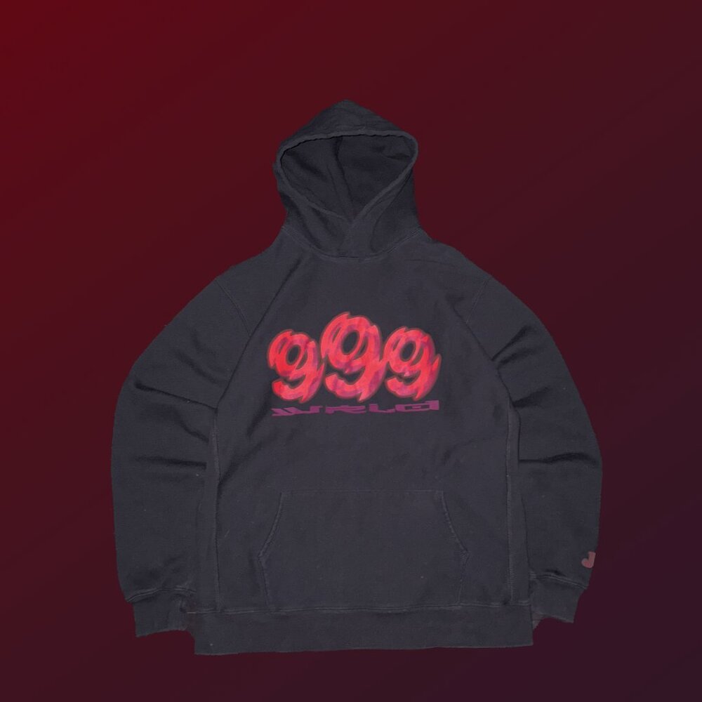 JUICE WRLD X VLONE BARBED WIRE HOODIE BLACK